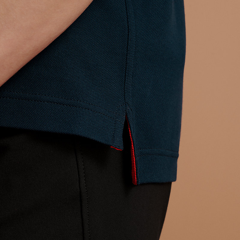 Camisa polo técnica Double Jeu | Hermès Brasil